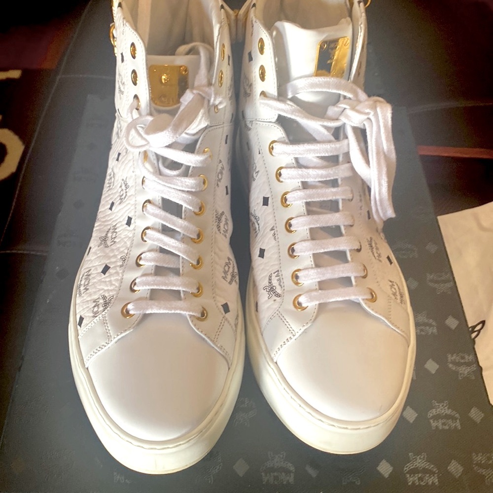 MEN’S MCM VISETTOS sneakers 👟 - Picture 2 of 4